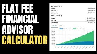 The Flat-Fee Financial Advisor Calculator