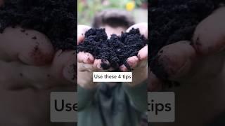 Use these 4 tips for making better compost! #composting #composting101 #howtomakecompost