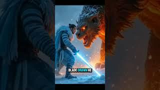 The Warrior In The Ice Fight With the Giant Lava monster | Prepared by AI | #ai #trending #shorts