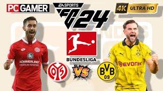 FC 24 - Mainz 05 vs Borussia Dortmund || Bundesliga  24/25 Full Match || PC™ Gameplay [4K60]