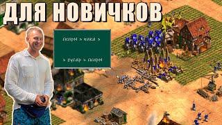 ХОРОШАЯ ИГРА ДЛЯ ПЕРВОГО ПРОСМОТРА | Винч раскладывает игру по полочкам в Age of Empires 2