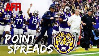 2025 LSU Football Point Spreads REVEALED | Tigers Underdogs vs. Clemson, Bama & Ole Miss