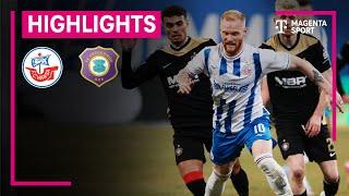 Hansa Rostock - FC Erzgebirge Aue | Highlights 3. Liga | MAGENTA SPORT