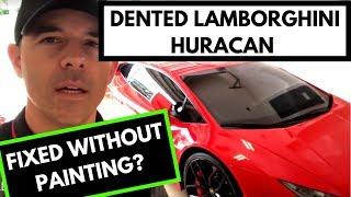 LAMBORGHINI HURACAN PAINTLESS DENT REPAIR WITH BRICE KELLY