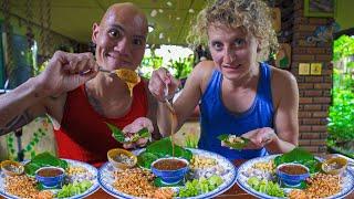 UNIQUE Thailand Street Food - NORTHERN THAI PORK BELLY + MIANG KHAM BETEL LEAF WRAP IN CHIANG MAI