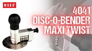 WUKO 4041 Disc-O-Bender Maxi Twist | Tool for Bending Sheet Metal