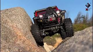 Wltoys 104010 4WD RC Car 1/10 Rock Crawler Off-Road Climbing Truck Full Proportional LED Light Car