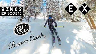 skiing the STONE CREEK CHUTES at BEAVER CREEK! | vanlife colorado