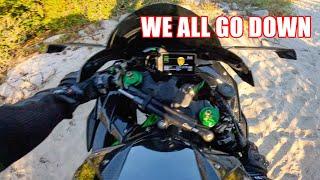 HERE'S WHAT A MOTORCYCLE CRASH FEELS LIKE  | Ninja H2