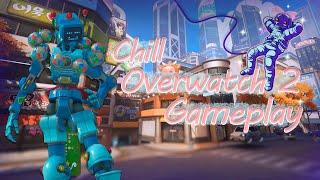 Chill Overwatch 2 Gameplay with Lo-fi Vibes - Playing as support (Zenyatta)