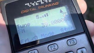 39.800 MHz FM 162.2 Hz PL CHP Border Division TAN 1 Almost Full Scale! VHF Low Band DX 28 March 2025