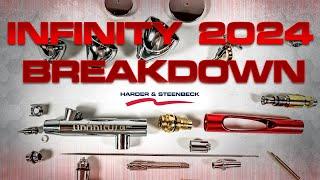 Full Breakdown of the Harder & Steenbeck Infinity 2024 Airbrush How to change nozzle kit on airbrush