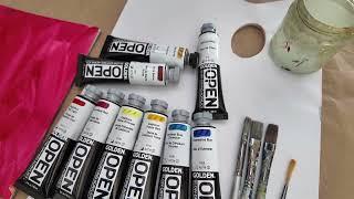 Golden Open Acrylics: The Answer for Oil Painters? (Trailer)