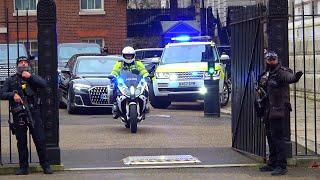 Police SEG team mobilise to escort Prime Minister Kier Starmer