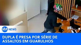 Dupla envolvida em assaltos é presa na Grande São Paulo | #SBTNewsnaTV (18/09/24)