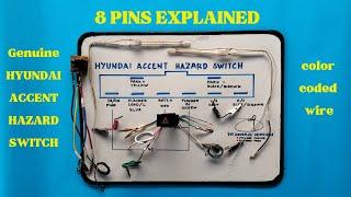 HYUNDAI ACCENT HAZARD SWITCH WORKING PRINCIPLE | Demonstration on the table | TAT General Services