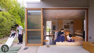 NEVER TOO SMALL: Family of 5’s Simple Home, Japan 45sqm/483sqft