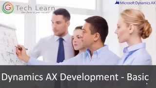 Dynamics AX Development - Basic