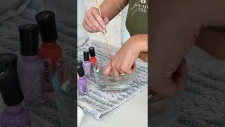 Simple MARBLE Nail Art Hack 