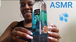 ASMR| Drinking my water... Gulping, swallowing, tapping, & whispering sounds...