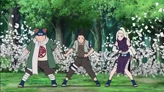 Team Asuma vs Nagato,Yahiko and Konan