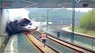 Biggest Train Collisions and Mistakes Caught On Camera !