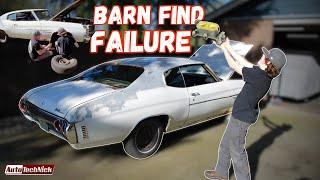 The BARN Find CHEVELLE Brakes Were a DISASTER