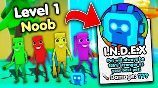 Starting Over as NOOB with OP SECRET PET in Brainrot Evolution! (Roblox)