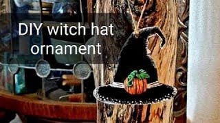 DIY witch hat #diy #samhain #witch