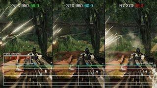 Crysis 3 GTX 950 1080p vs R7 370 vs GTX 960 Gameplay Frame-Rate Test