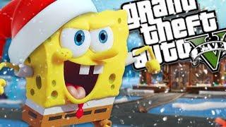 SPONGEBOB'S CHRISTMAS MOD (GTA 5 PC Mods Gameplay)