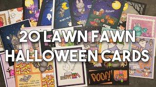 Lawn Fawn Inspiration: 20 Halloween Card Designs