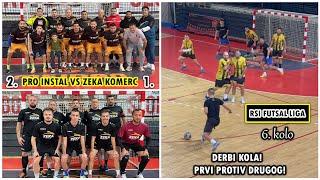 DERBI KOJI MOŽE ODLUČITI SVE?! 12 GOLOVA PALO NA JEDNOJ UTAKMICI! | RSI FUTSAL LIGA 6. KOLO 