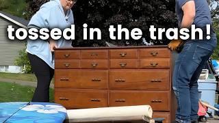 Rescuing Furniture from the Trash | You Won't Believe What I Found!