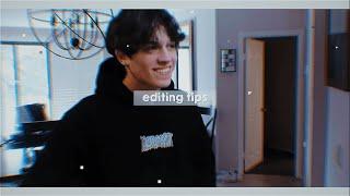 editing tips | after effects