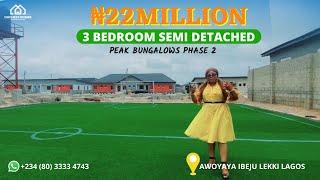 The N22million - Awoyaya Lekki's Most Affordable Bungalows on Sale #ibejulekki #lagos #houseforsale