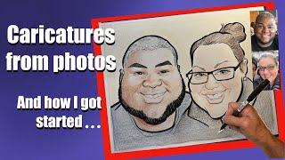 Caricatures from photos ; and how I got started