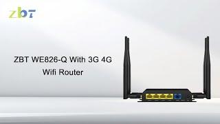 ZBT WE826-q With 3g 4g Wifi Router Module QCA9531 Wireless Module Sim Card Slot