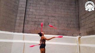 IJA Tricks of the Month by Isidora Adeley from Chile | Juggling clubs