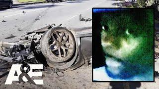 Man Steals High-End Car, Crashes After Wild Police Pursuit | Fugitives Caught on Tape | A&E