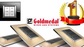 Goldmedal moduler switches & systems glassio plate & nixon range