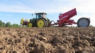 Planting potatoes | John Deere 6130R | Grimme GB 430 | Marinussen Agro