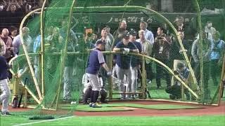 イチロー現役最後の打撃練習特大アーチ東京ドームイチローの引退悲しい今までありがとうお疲れ様でした。