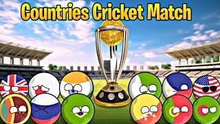 Countries Cricket Match  [Funny And Cricket]  #countryballs #worldprovinces