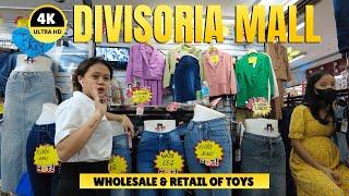 [4K] DIVISORIA MALL - WHOLESALE AND RETAIL OF TOYS I DECEMBER TOUR 2024