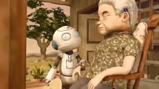 El video más triste del mundo abuelita con robot