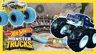  Wer gewinnt den MONSTER TRUCK INSEL-WETTKAMPF?!  | Monster Trucks | @HotWheelsDeutschland