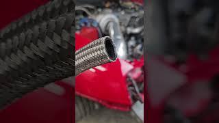 Braided Stainless Steel Hose Cuts Like Butter in the Water Jet - WOW
