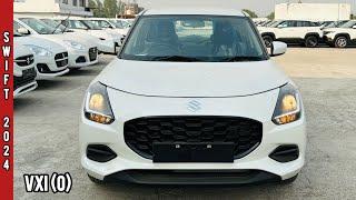 New Maruti Suzuki Swift 2024  Swift VXi (O) @ 7.56L | New Variant - White Colour | Detailed Review!