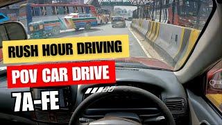 Rush Hour Driving - Car Vlog - Toyota Sprinter AE 110 GT [7A-FE]